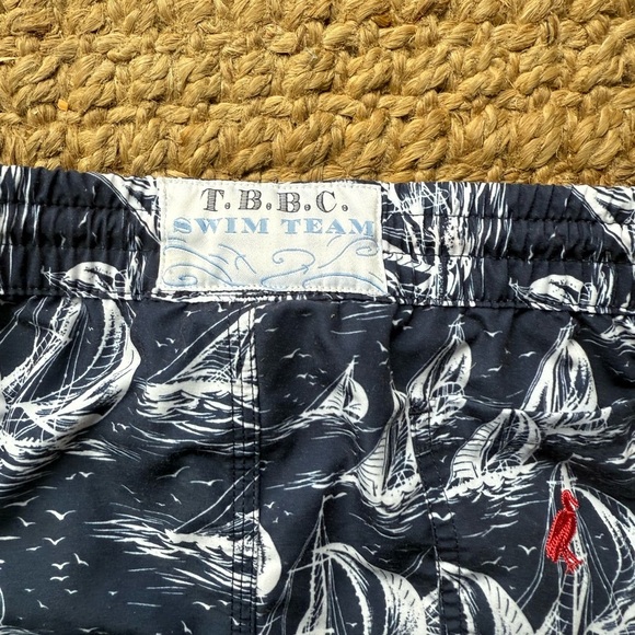 The Beaufort Bonnet Company Nautical Print Swim Shorts sz:12 - Picture 7 of 7
